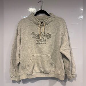 Y2K Rainforest Cafe Chicago cowl neck sweatshirt